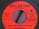 Jesse Boone You Can Depend on That SoulPoTion GEORGIA NORTHERN SOUL BALLAD HEAR
