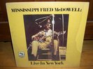 FRED MCDOWELL-LIVE IN NY-OBLIVION REC#1-VERY RARE LP