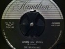 THE NIGHTHAWKS When Sin Stops / All'A Your Love TX Rockabilly HAMILTON LISTEN