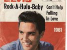 Elvis Presley 1961 German black label 47-7968 Rock-a-hula baby c/w Can't help fa