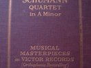 1927  Schumann Quartet in A Minor FLONZALEY Quartet M-51 78