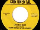 HEAR GA ROCKABILLY GLENN REFFUSE ON CONTINENTAL LABEL LOVE'S NO GAME