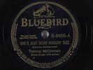 Hear '40 Blues 78 TOMMY McCLENNAN She's Just Good Huggin' Size BLUEBIRD 8605