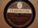 Pennington 1349 California Ramblers as Broadway Melody Makers Adrian Rollini 78