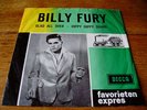 BILLY FURY - DUTCH PIC SLEEVE -  GLAD ALL OVER  / HIPPY HIPPY SHAKE-  CIRCA 1964