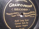 WALTER ROGERS auld lang syne CORNET solo GRAM-O-PHONE A-375 gramophone 7