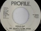 rare Rap Hip-Hop 45 DR. JECKYLL & MR. HYDE genius rap