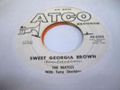 Bealtes Promo 45 THE BEATLES W/ TONY SHERIDAN Sweet Georgia Brown on Atco (Promo