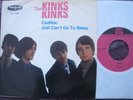 Kinks Cadillac Just Can't Go To Sleep DV 14333 German 7 45 PS VG/EX Germany rare