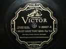 Victor VE V-38007 Duke Ellington I Must Have That Man Bandana Babies Jazz 78 E+