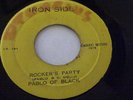 THE SKATALITES -COCONUT ROCK/PABLO BLACK -ROCKERS PARTY  on IRON SIDE 45
