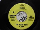 BEACH BOYS 45 PROMO 1967 DARLIN' nm Capitol STAR LABEL not 4 sale PET SOUNDS lp