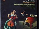 JACQUELINE DU PRE / DANIEL BARENBOIM - BEETHOVEN FIVE  CELLO SONATAS- ANGEL, 3LP