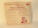 RUSS CONWAY PROMO RECORD FOR RADIO TV CAPITOL RECORDS CANADA VERY RARE