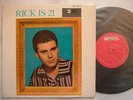RICKY NELSON - RICK IS 21 / 10INCH - 60'S LAMINATED COV