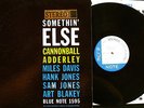 CANNONBALL ADDERLEY-Somethin' Else-MILES DAVIS-ART BLAKEY-BLUE NOTE #BST 1595
