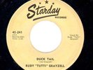 ROCKABILLY 45 Rudy 'Tutti' Grayzell DUCK TAIL on STARDAY 241