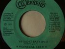 GENERAL LEE AND THE SPACE ARMY BAND - WE DID IT BABY OBSCURE COSMIC FUNK SOUL 45