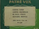 Emma Boynet - Albeniz - De Falla - Granados - Rare EP - Pathé - Vox VIP 45.500