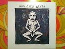 SUN CITY GIRLS - Live At C.O.N. Artists LP - silkscreen cover - 1993 RARE