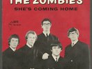 THE ZOMBIES   SHE'S COMING HOME   PICTURE SLEEVE + PROMO 45