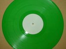 AC/DC Thunderstruck UK one-off white label green vinyl test press B8907