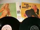 Adam Stag Party Record #6 and Jayne Mansfield's FOR MEN ONLY---2 Record Set
