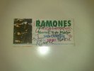 RAMONES TICKET USED ENTRADA SIGNED AUTOGRAPH AUTOGRAPHED FIRMADO