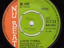 LLOYD TYRELL - MR RYHA - ORIG UK 1969 NU BEAT 45 CLIP