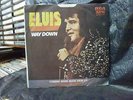 ELVIS PRESLEY - WAY DOWN -RICK -BLUES 45 RPM BOLIVIA -RARO