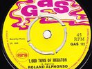 Roland Alphonso-1000 Tons Of Megaton/Musical Res...-Rare Reggae 45-Gas 112-HEAR