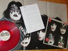 KISS RED VINYL PROMO LP DYNASTY complete Press COPY RARE
