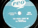 THE MONOTONES BOOK OF LOVE & YOU NEVER LOVED ME 1958 78 RPM