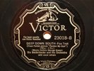 Victor VE 23018 Bix Beiderbecke Orchestra Deep Down South Joe Venuti Jazz 78 E
