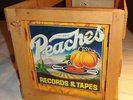 Peaches Records Crate Wooden