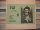 DAVID BOWIE  IN PERSON LP ROCK POP