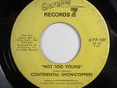 Northern Modern Soul CONTINENTAL SHOWSTOPPERS Not Too Young HEAR