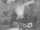 PUBLIC SERVICE KBD PUNK RED CROSS BAD RELIGION CIRCLE ONE RF7 LP