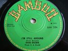 IRVIN BROWN - I'M STILL AROUND  / RUN COME  Bamboo  7in  listen