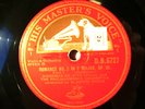 78rpm GIOCONDA DE VITO violin BEETHOVEN ROMANCE 2 - Engl. HMV