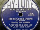 78rpm BILL MARTIN JAZZ HYTONE 25