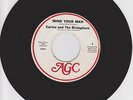 CARLOS & THE RIVINGTONS - MIND YOUR MAN / I LOST THE LOVE - AGC WHITE DEMO