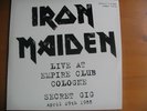 2LP IRON MAIDEN - LIVE AT EMPIRE CLUB COLOGNE