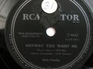 ELVIS PRESLEY LOVE ME TENDER B/W ANYWAY YOU WANT ME 1956 78 RPM C/W RCA SLEEVE