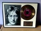 JOHN LENNON IMAGINE 24KT GOLD PLATED RECORD