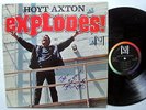 HOYT AXTON Explodes LP AUTOGRAPHED on Jacket