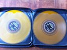 PAIR RANE YELLOW VINYL SERATO SCRATCH LIVE RECORDS AND CARRYING CASE rare
