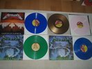 6 x METALLICA Colored Vinyl Master of Puppets Creeping Death until it Sleeps TOP