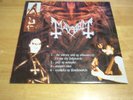 MAYHEM / EMPEROR split LP BLACK METAL burzum UNPLAYED