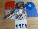 BEATLES RECORDS RARE LPS X 3 SOME BLUE VINYL - HELP, 1967-1970, SGT PEPPERS